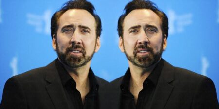 Nicolas Cage con due teste