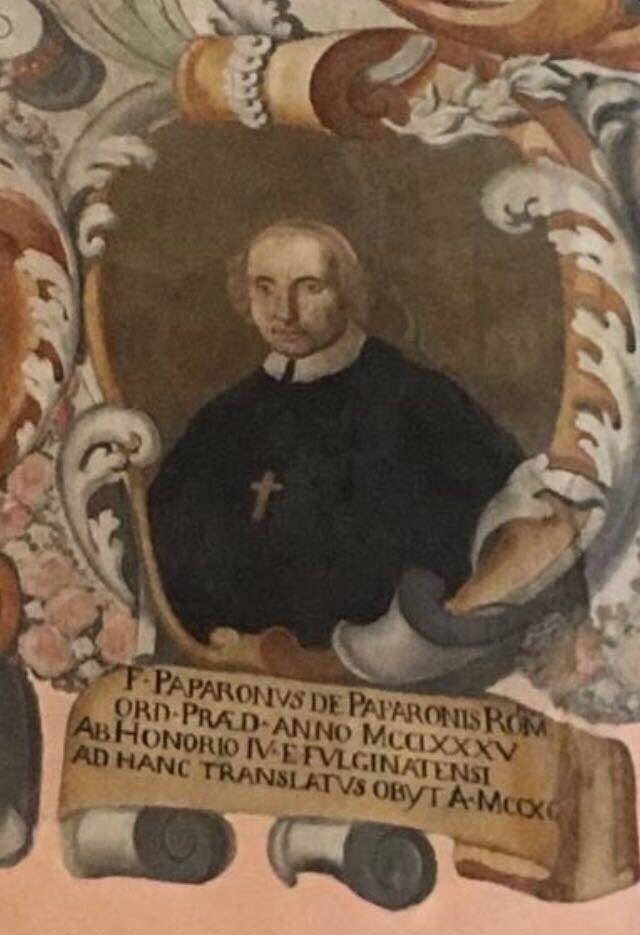 Paperon de Paperoni, ritratto del vescovo