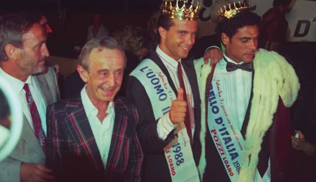 Giorgio Mastrota nel 1988 al concorso per Il più bello d'Italia