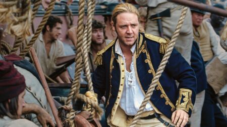 Russel Crowe in una scena di Master & Commander