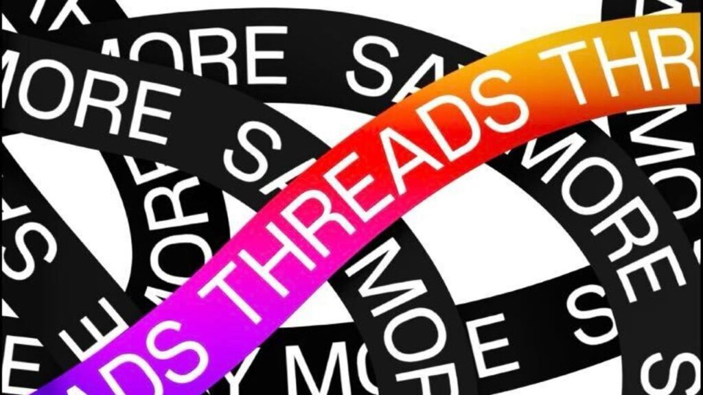 Il logo di Threads