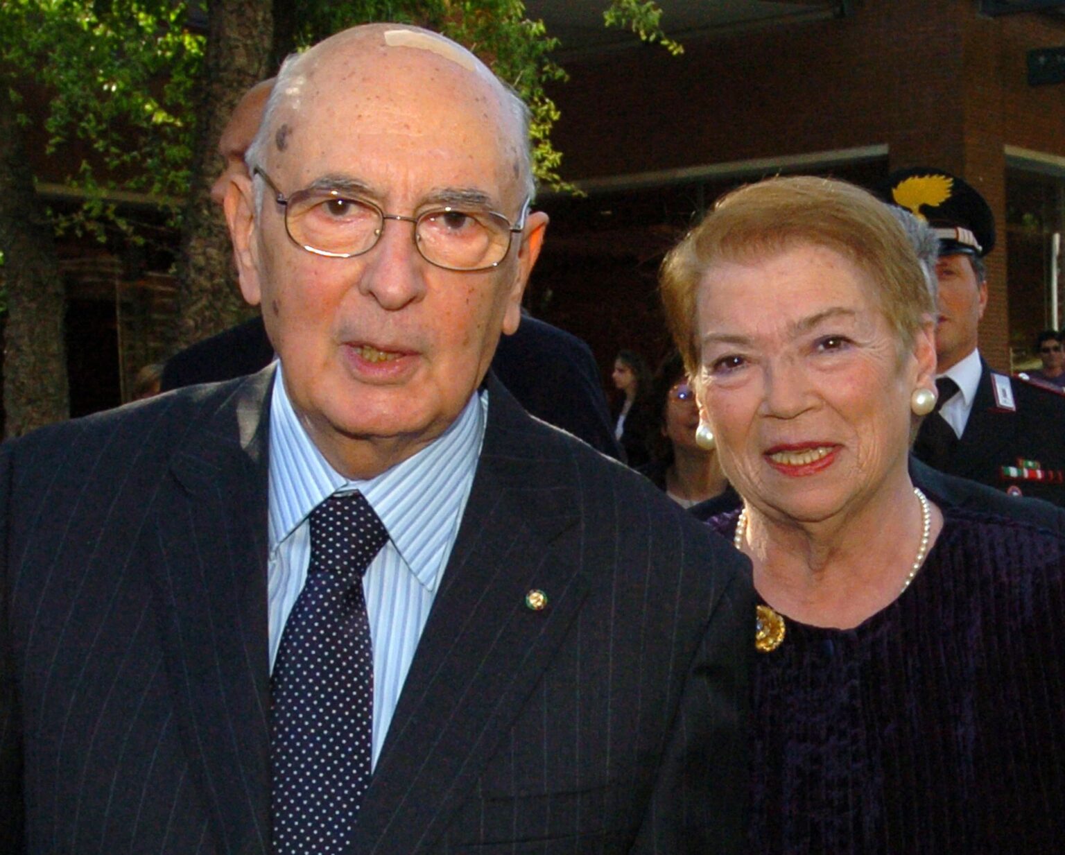 Giorgio Napolitano e Clio Maria Bittoni