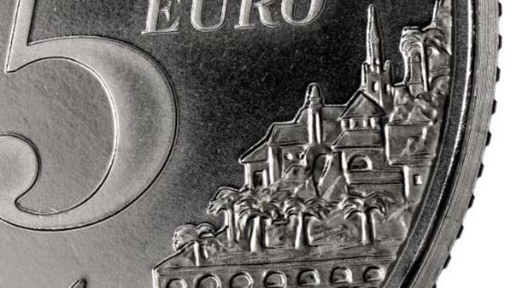 La moneta da 5 euro dedicata a Italo Calvino.