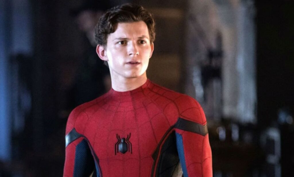 Frame che ritrae Tom Holland nei panni di Spider-Man