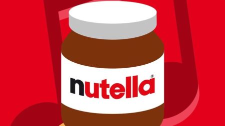 Un artwork dedicato a Nutella