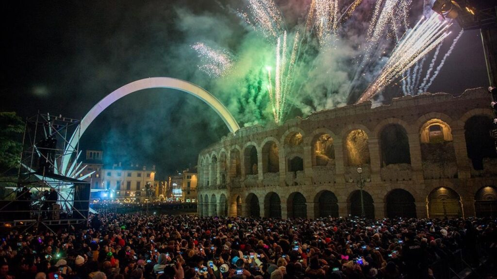 L'Arena di Verona a Capodanno
