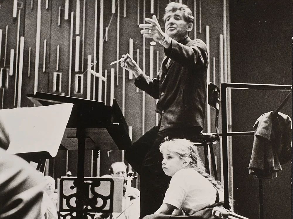 Leonard Bernstein e sua figlia Jamie