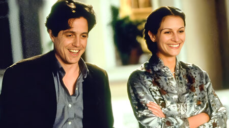 Julia Roberts e Hugh Grant in Notting Hill