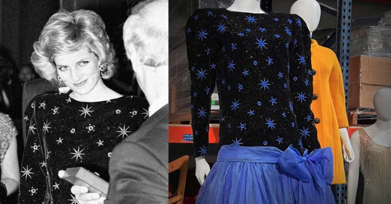 Vestito di velluto di lady Diana venduto ad un prezzo record.