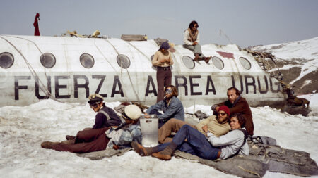 Una scena da La società della neve