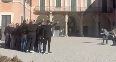 Fotografia di un matrimonio nazista svoltosi a Varese