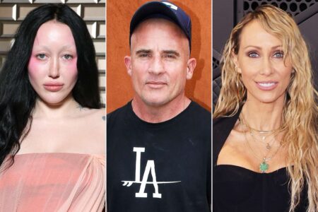 Noah Cyrus, Dominic Purcell e Tish Cyrus