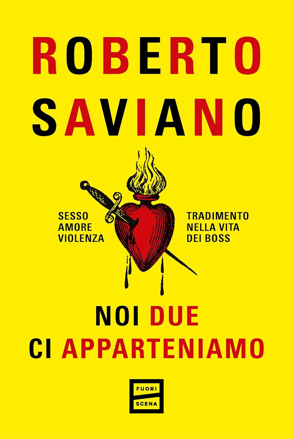 La cover del nuovo romanzo di Roberto Saviano