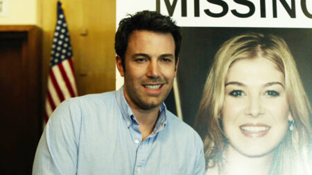 Ben Affleck sorride in Gone Girl