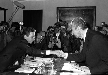 Enrico Berlinguer e Aldo Moro