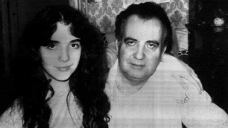 Mirella Gregori e suo padre