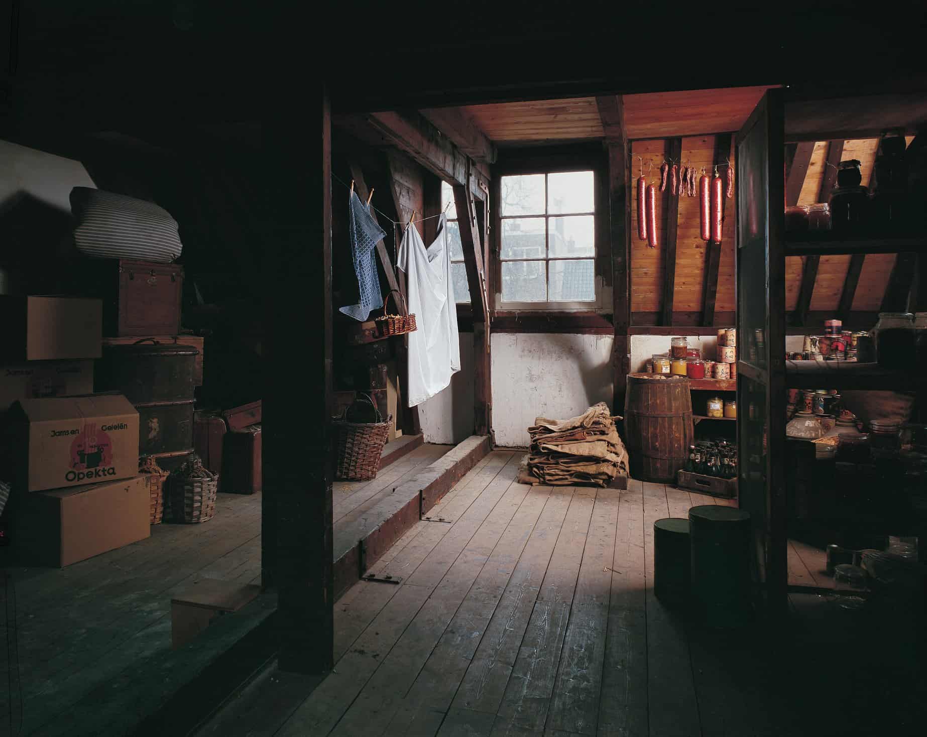 Interni casa di Anna Frank