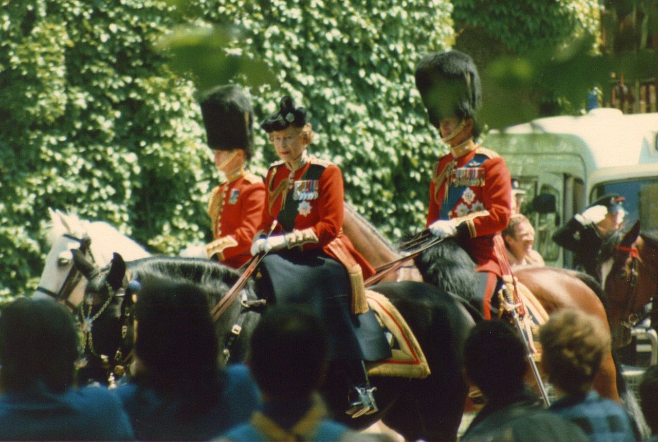 Elisabetta Trooping the colour