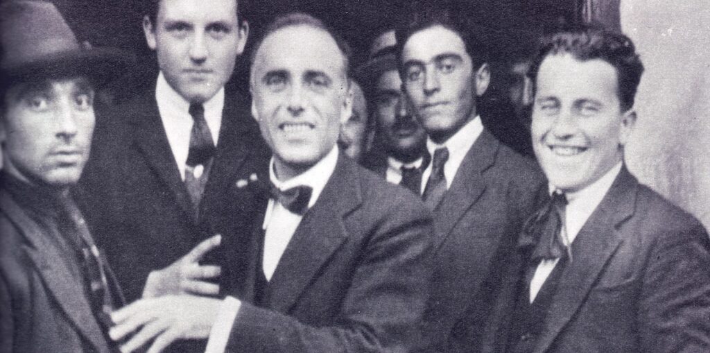 Giacomo Matteotti con i parlamentari socialisti
