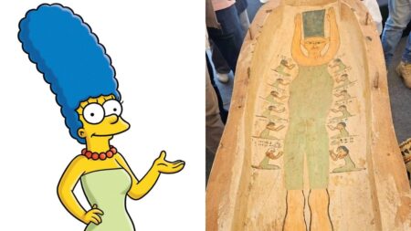 Marge Simpson e il sarcofago