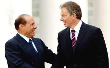 Silvio Berlusconi e Tony Blair