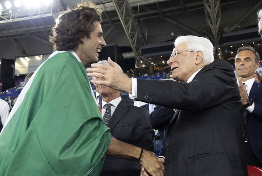 Tamberi Mattarella Olimpico