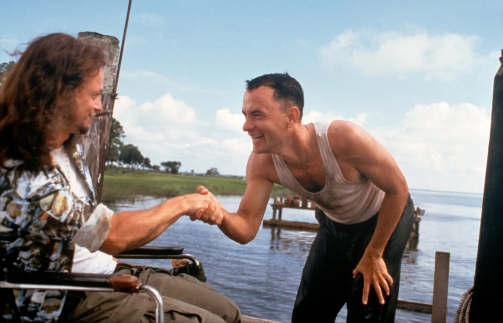 Forrest Gump e il tenente Dan