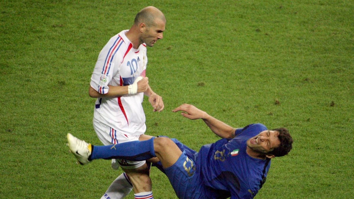 La testata di Zidane a Materazzi