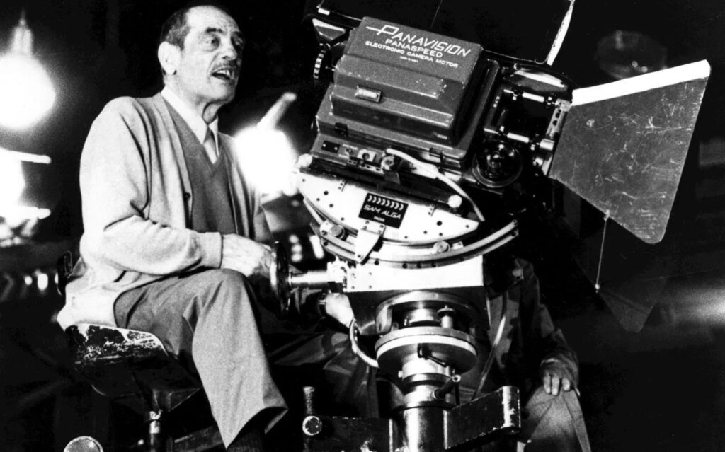 Luis Bunuel sul set