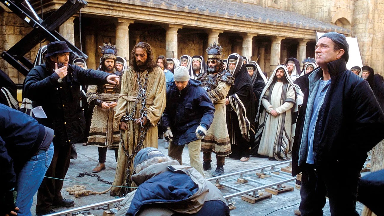 Mel Gibson sul set di La Passione 2