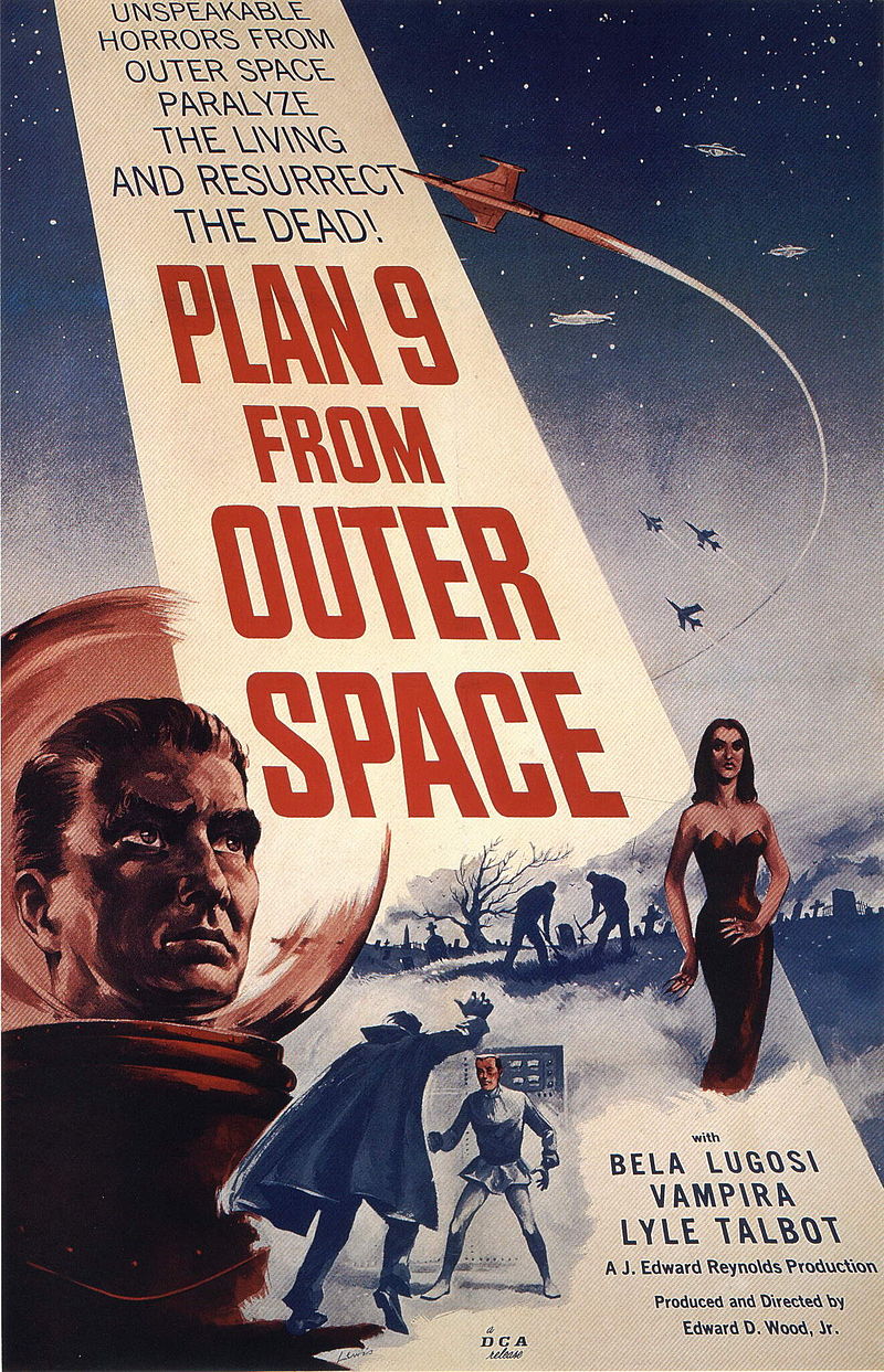 Il manifesto di Plan 9 from Outer Space