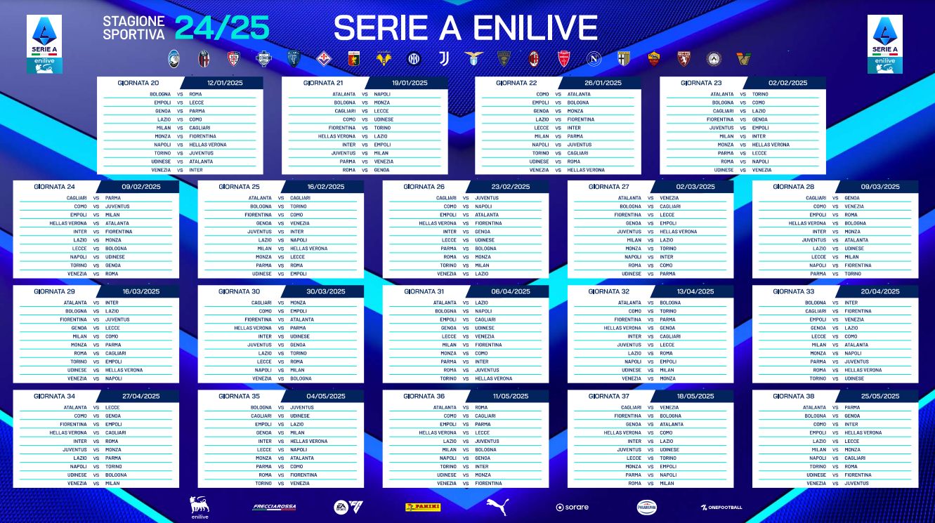 Campionato Di Calcio Di Serie A 2024 2025 Sorteggiati I Calendari Cosa Campionato Di Calcio Di Serie A 2024 2025 Sorteggiati I Calendari Cosa