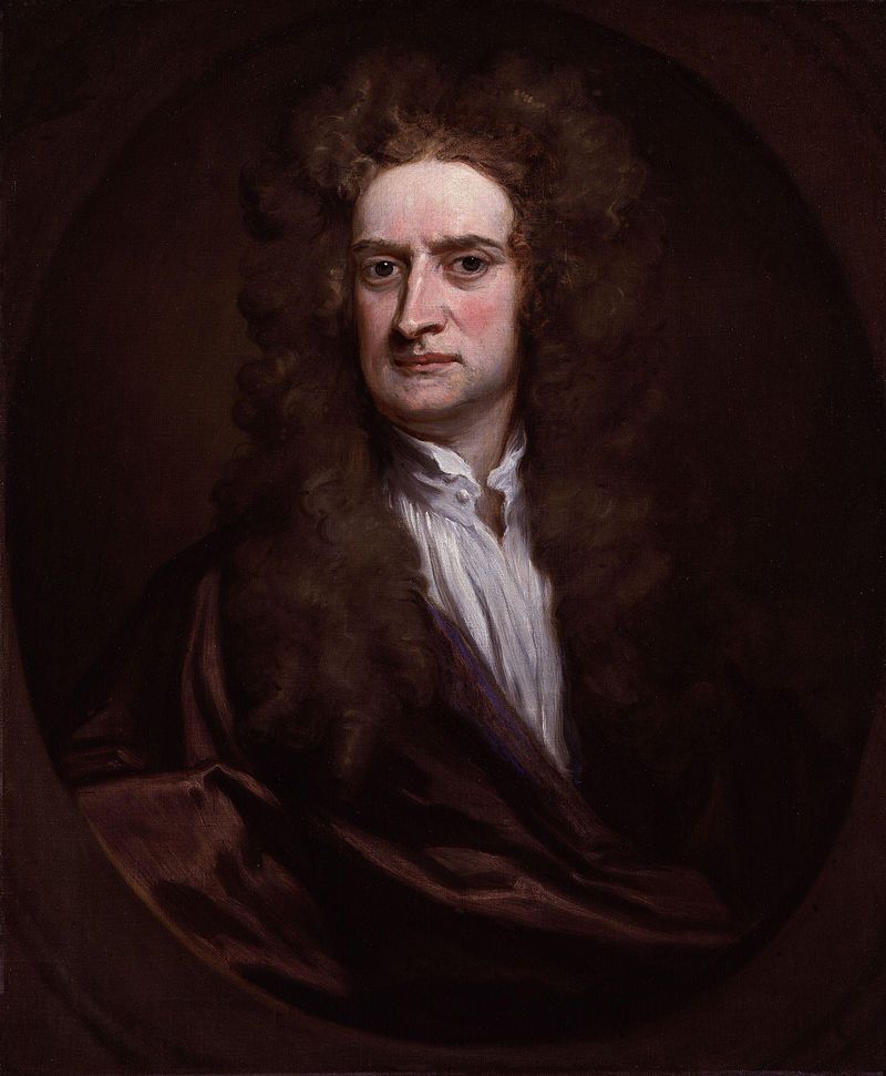 Sir Isaac Newton dipinto di Godfrey Kneller