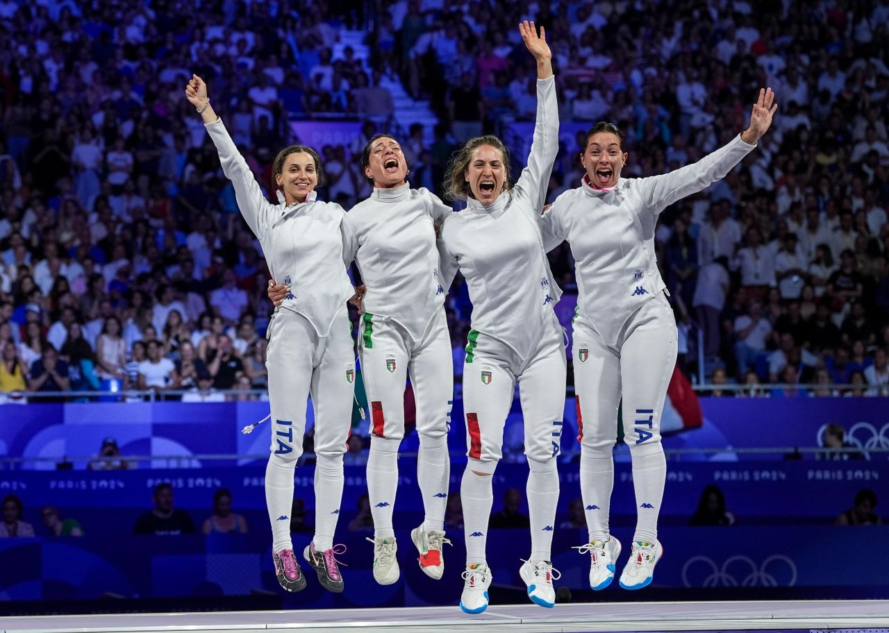 Squadra femminile spada oro olimpico