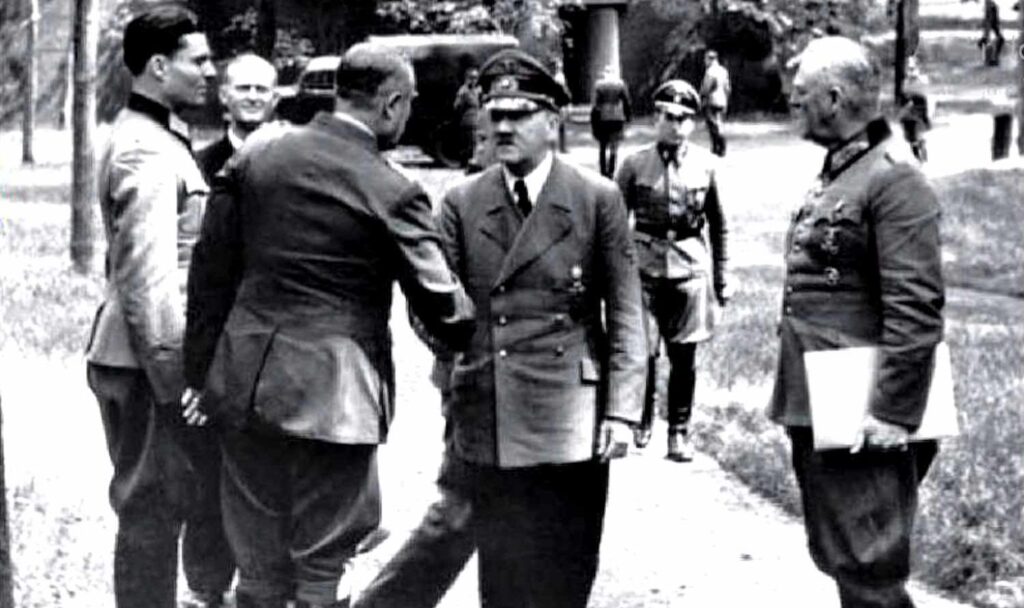 Stauffenberg e Hitler