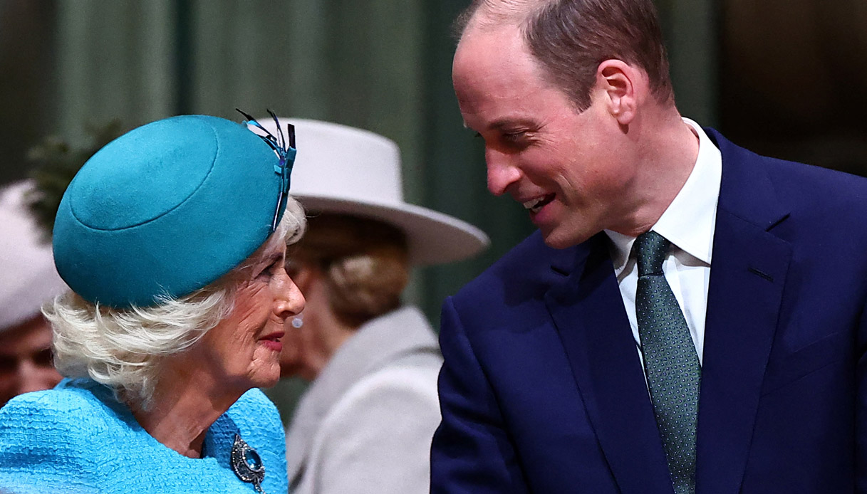 Camilla e William in un'occasione ufficiale