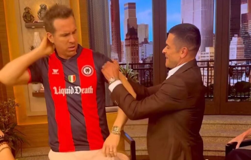 ryan reynolds con la maglia del campobasso