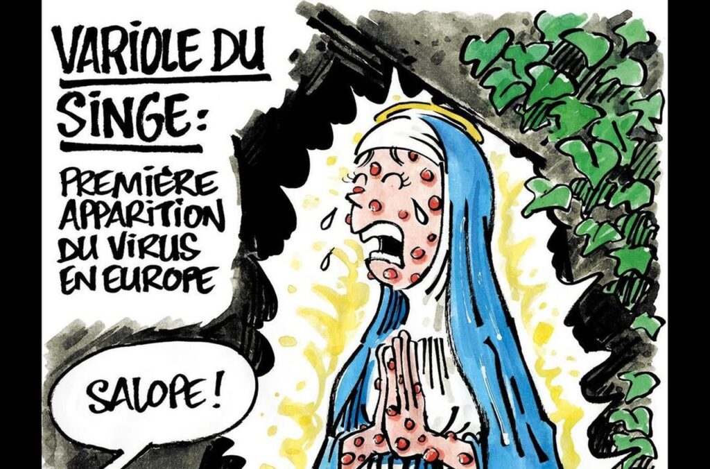 La vignetta di Charlie Hebdo incriminata