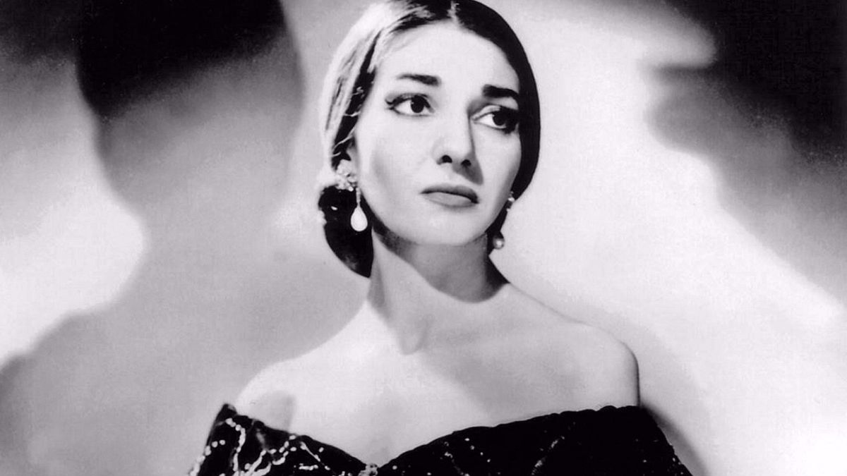 Un'immagine di Maria Callas