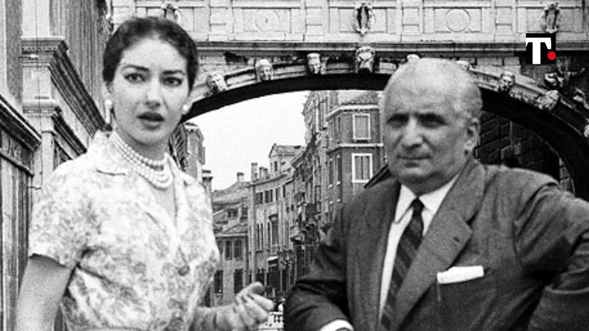 Maria Callas e il marito 