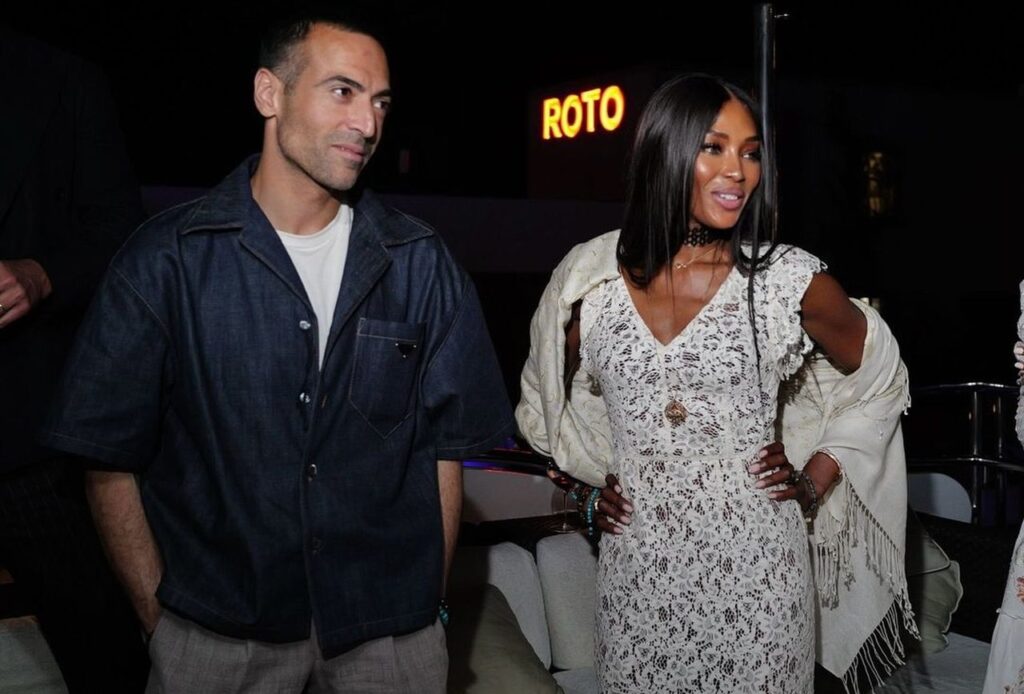 Mohammed Al Turki e Naomi Campbell