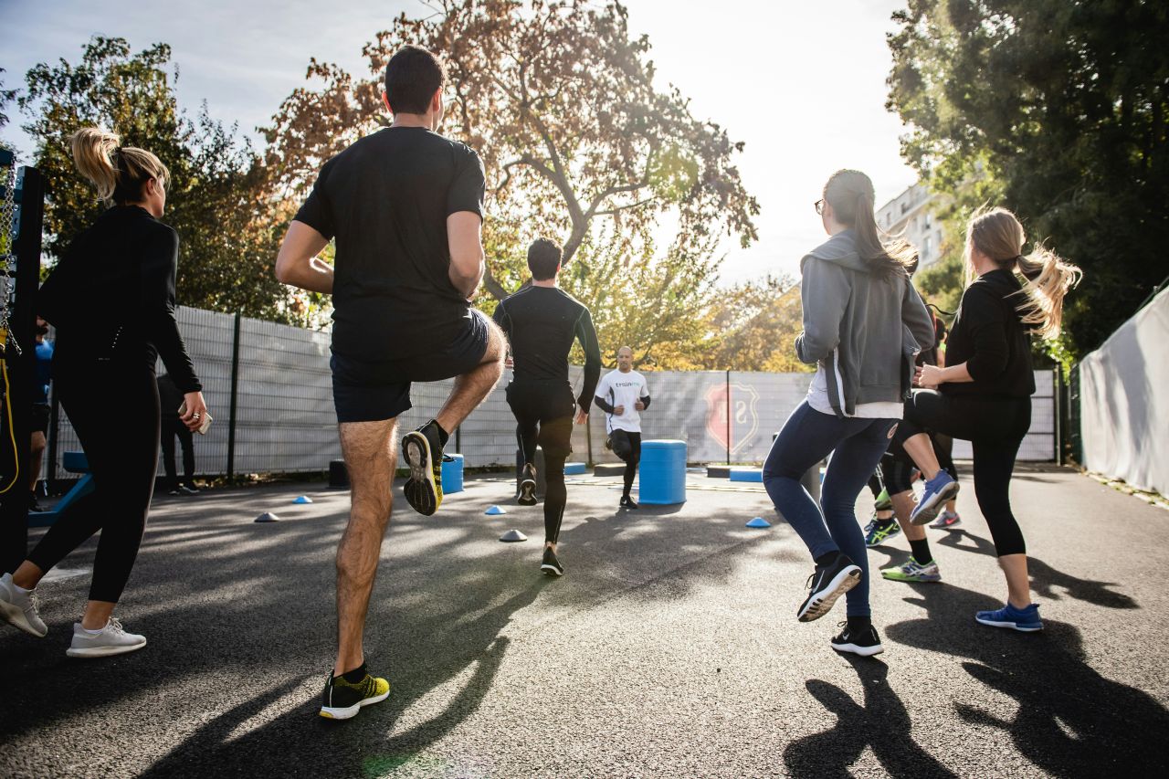 allenamento all'aria aperta