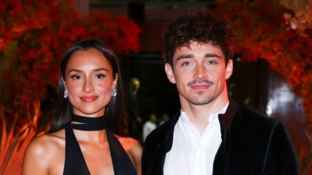 Alexandra Malena Saint Mleux e Charles Leclerc