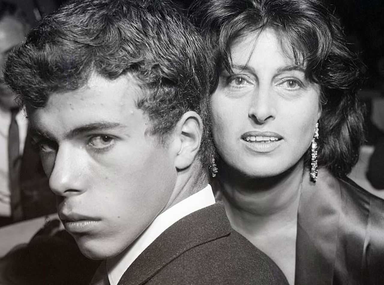 Anna Magnani e il figlio Luca Magnani avuto dalla relazione con Massimo Serato