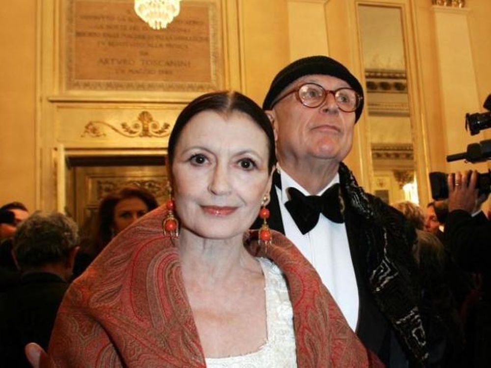 Carla Fracci e Beppe Menegatti