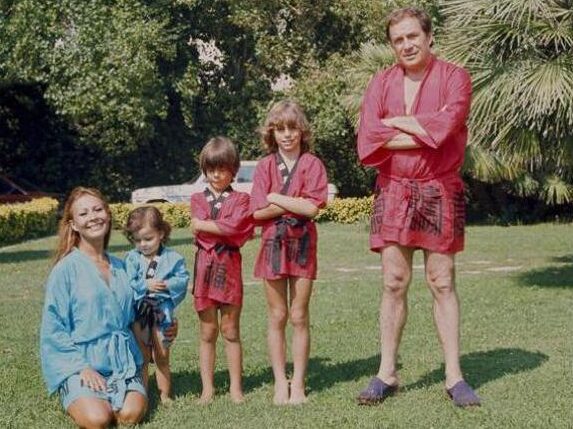 Franca Bettoja Ugo Tognazzi e i loro figli