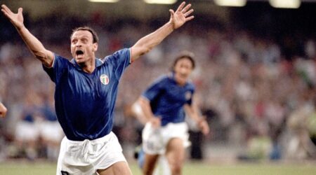 Il gol di Schillaci contro l'Austria