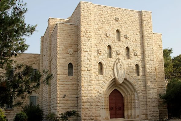 Il monastero di San Michele, ad Haifa in Palestina