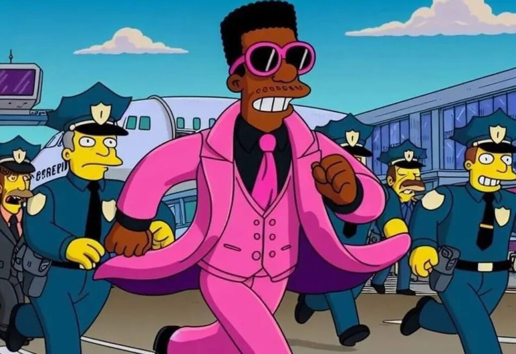 Simpson Puff Daddy immagine fake