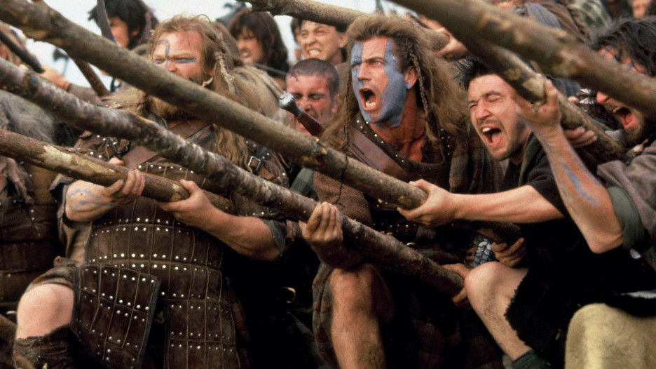 Una scena di Braveheart